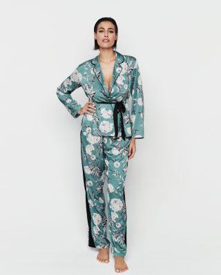 Pijama senhora aberto cetim Malitzia Selmark