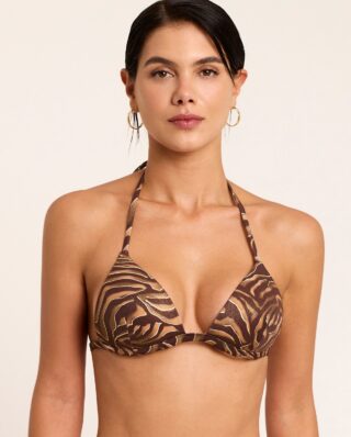 Top biquini triangular push up Selmark